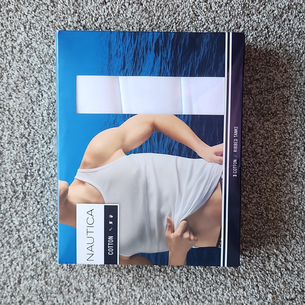 Nautica All Cotton Men's Tanks